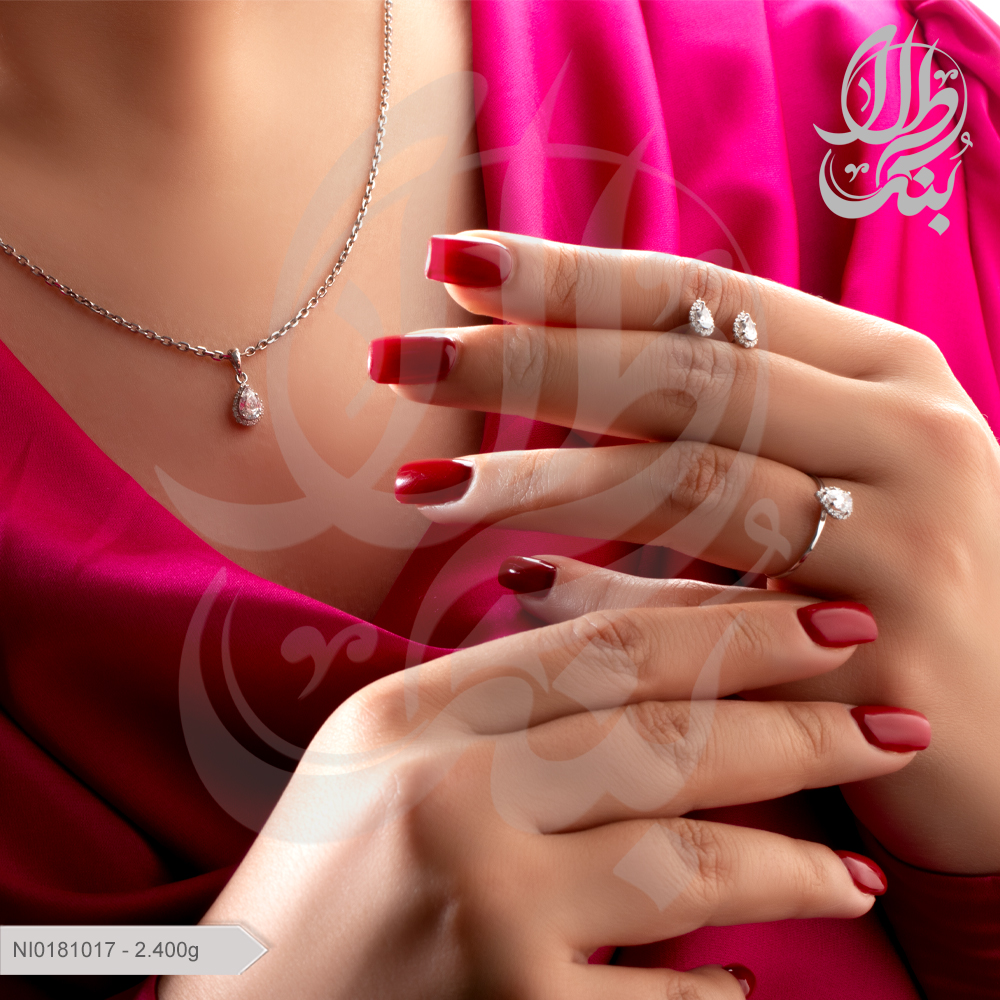 نیم ست پایه جواهر لوکس بارمان گلد 0181017