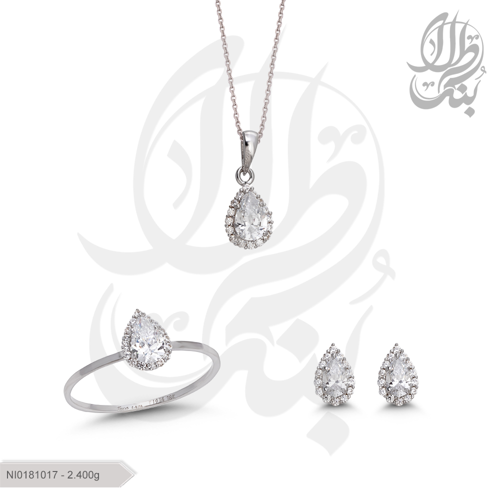 نیم ست پایه جواهر لوکس بارمان گلد 0181017