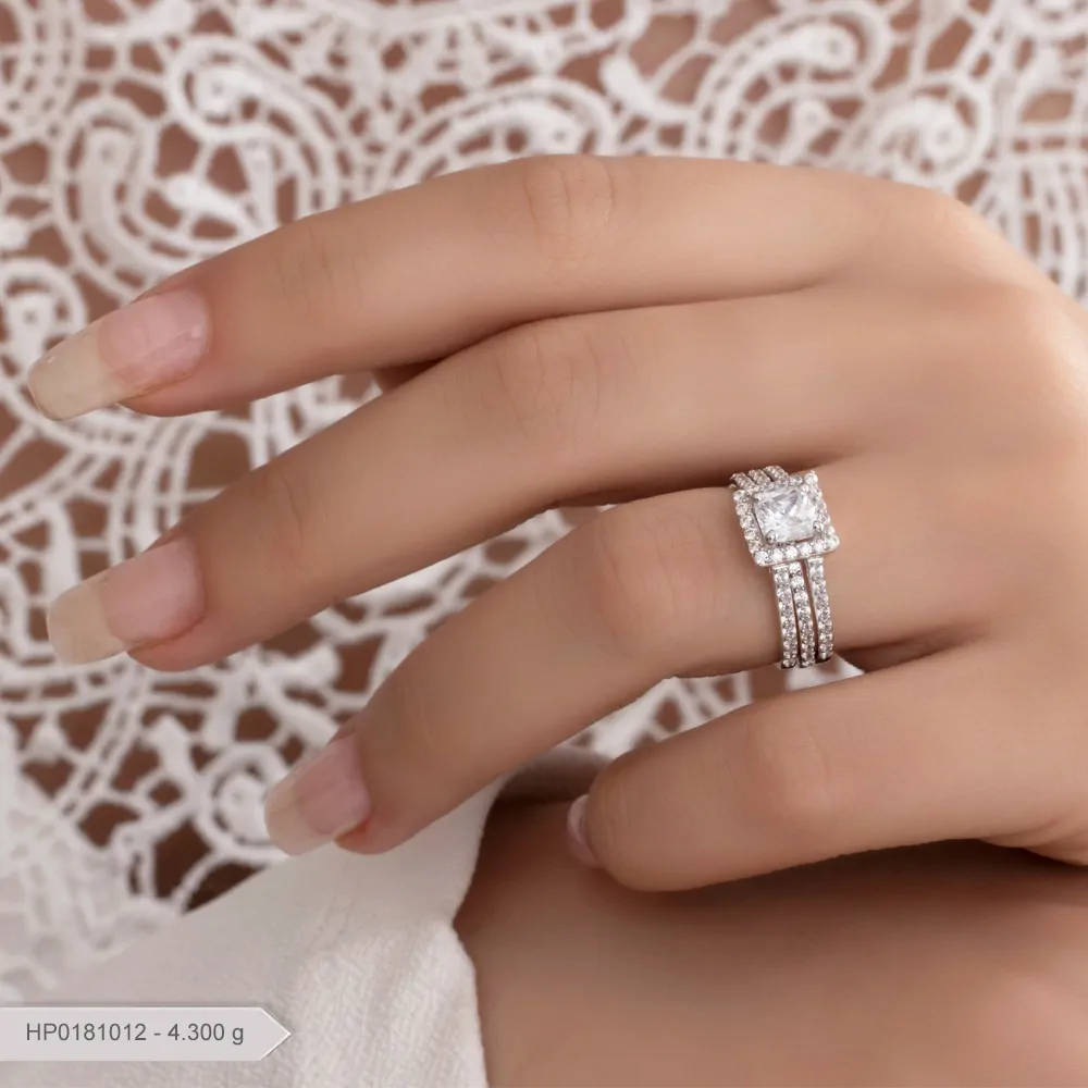 حلقه و پشت حلقه پایه جواهر لوکس بارمان گلد 0181012