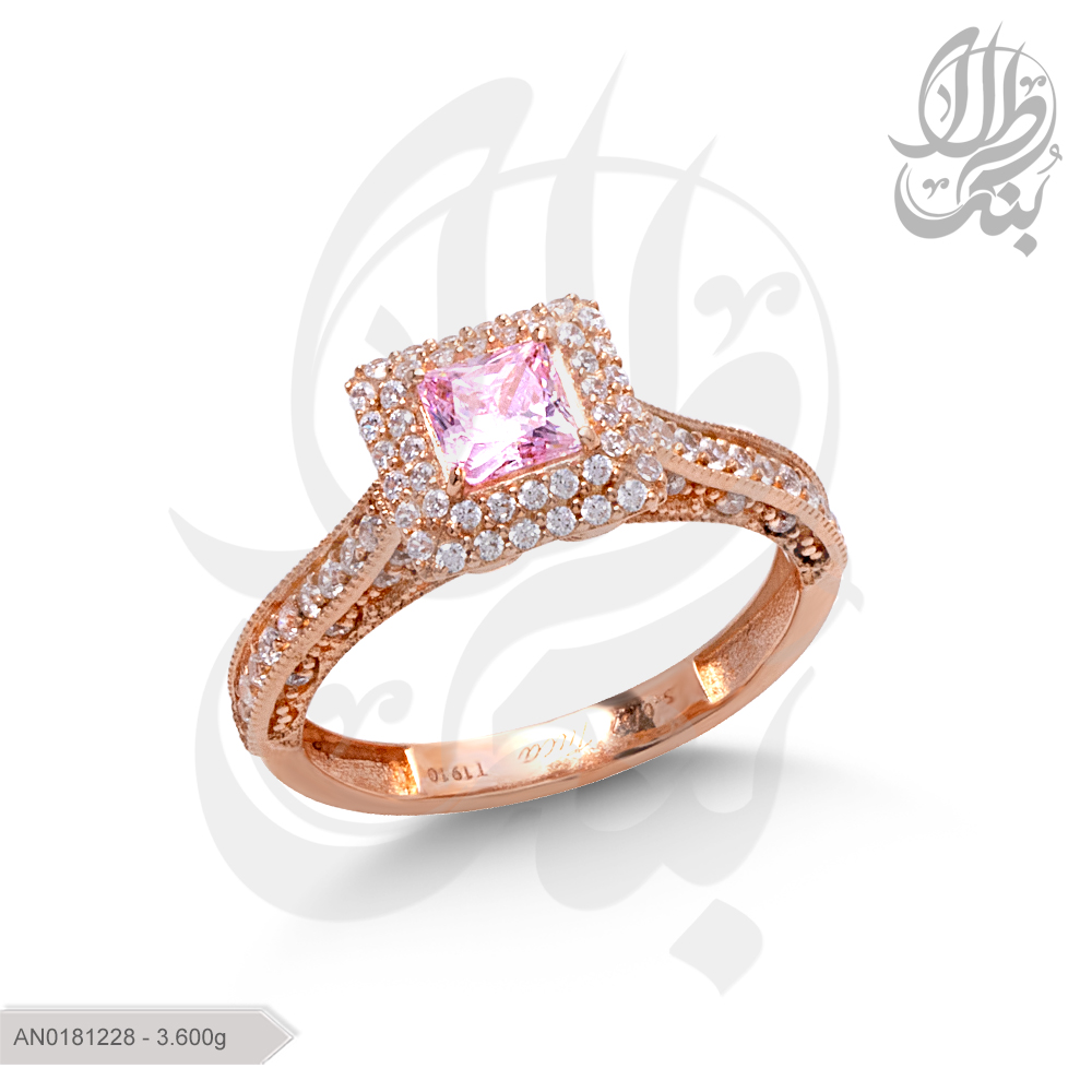 انگشتر پایه جواهر لوکس بارمان گلد0181228