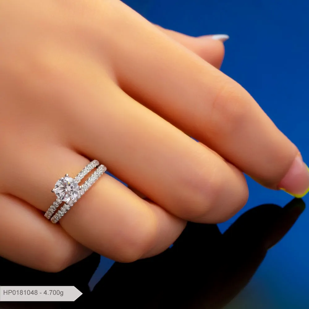 حلقه و پشت حلقه پایه جواهر لوکس بارمان گلد 0181048