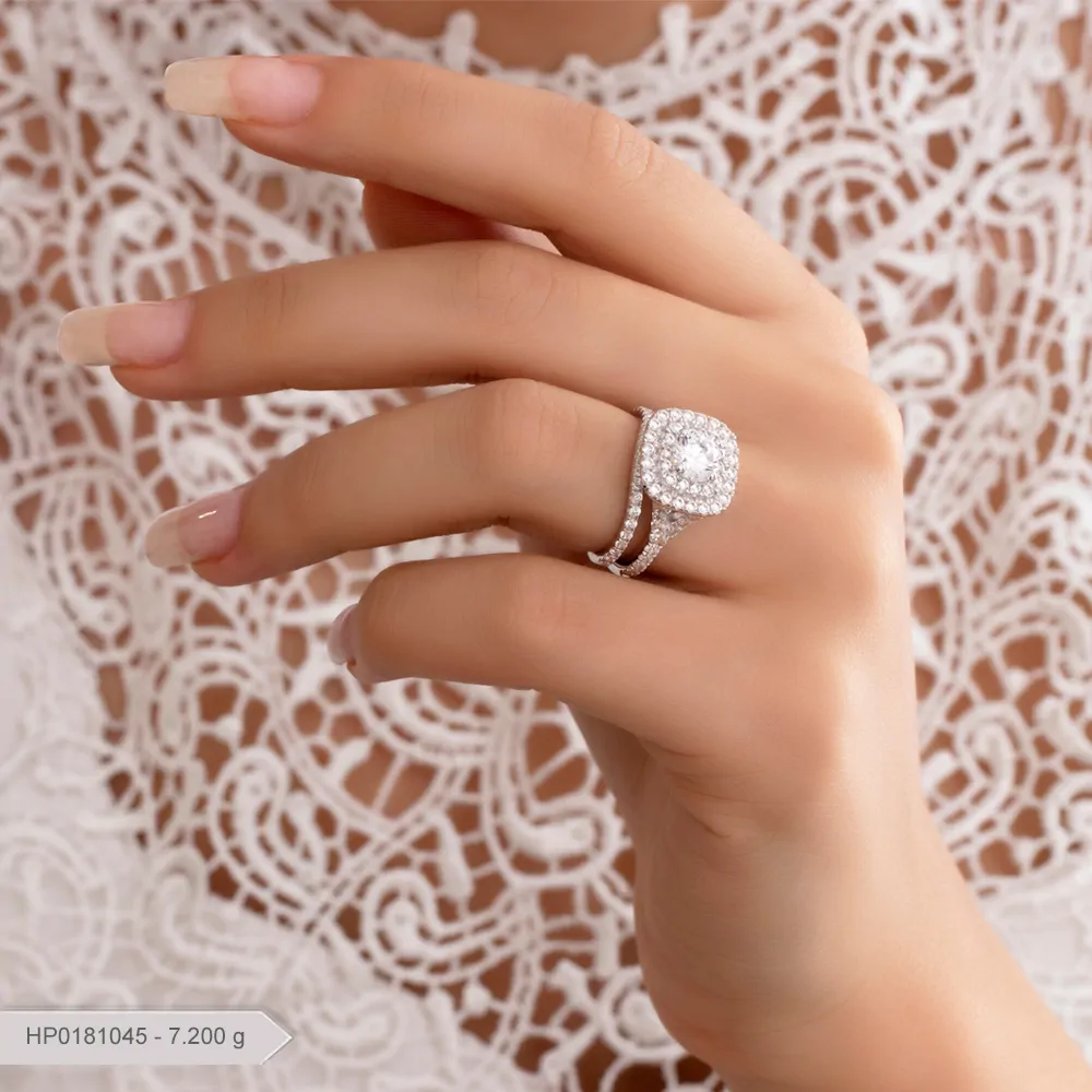 حلقه و پشت حلقه پایه جواهر لوکس بارمان گلد 0181045